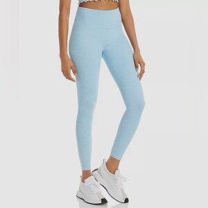 Spiritual Gangster Live Sculpt Seamless Leggings in Light Blue Heather Size M/L